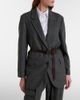 Brunello Cucinelli Brunello Cucinelli Belted wool and cashmere blazer - 2