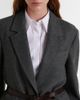 Brunello Cucinelli Brunello Cucinelli Belted wool and cashmere blazer - 3