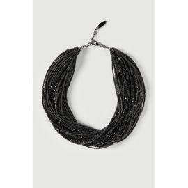 Brunello Cucinelli Brunello Cucinelli Black hematite and Sterling Silver choker 