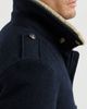 Brunello Cucinelli Brunello Cucinelli Bonded cashmere beaver cloth bomber jacket with Thermore® padding and detachable shearling collar - 4