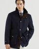 Brunello Cucinelli Brunello Cucinelli Bonded cashmere beaver cloth field jacket with shearling lining and nappa leather - 1
