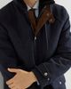 Brunello Cucinelli Brunello Cucinelli Bonded cashmere beaver cloth field jacket with shearling lining and nappa leather - 4