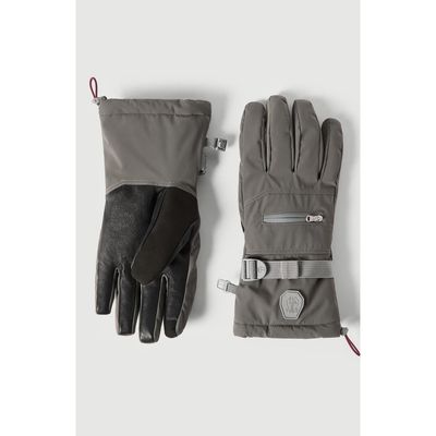 Brunello Cucinelli Brunello Cucinelli Bonded taffeta Mountain gloves with logo