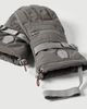 Brunello Cucinelli Brunello Cucinelli Bonded taffeta Mountain gloves with logo - 3