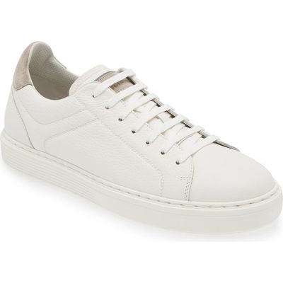 Brunello Cucinelli Brunello Cucinelli Calfskin Low Top Sneaker