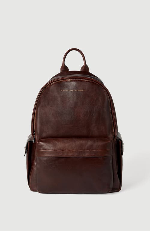 Brunello Cucinelli Brunello Cucinelli Calfskin travel backpack