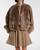 Brunello Cucinelli Brunello Cucinelli Cashmere-trimmed shearling bomber jacket - 2