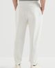 Brunello Cucinelli Brunello Cucinelli Cashmere and cotton French terry double cloth trousers with Crête detail and elasticated zipper cuffs - 3