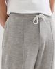 Brunello Cucinelli Brunello Cucinelli Cashmere and silk French terry trousers with Crête detail and elasticated zipper cuffs - 4