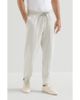 Brunello Cucinelli Brunello Cucinelli Cashmere double knit trousers with crête detail and elasticated zipper cuffs - 1