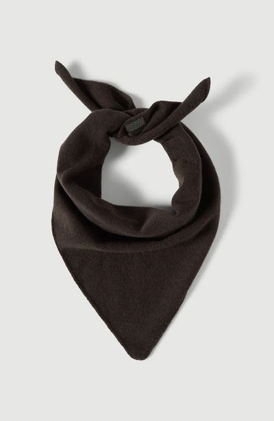 Brunello Cucinelli Brunello Cucinelli Cashmere foulard with monili