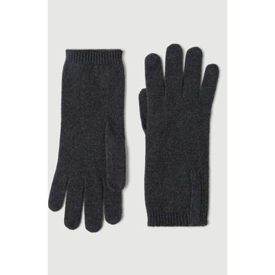 Brunello Cucinelli Brunello Cucinelli Cashmere knit gloves with monili