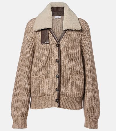 Brunello Cucinelli Brunello Cucinelli Cashmere, mohair, and wool-blend jacket