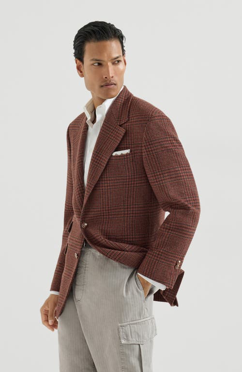 Brunello Cucinelli Brunello Cucinelli Cashmere Prince of Wales Cavallo Tailor blazer