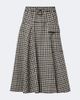 Brunello Cucinelli Brunello Cucinelli Checked alpaca and wool-blend midi skirt - 1