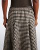 Brunello Cucinelli Brunello Cucinelli Checked alpaca and wool-blend midi skirt - 5