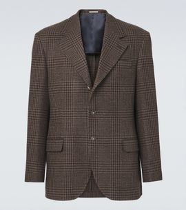 Brunello Cucinelli Brunello Cucinelli Checked cashmere blazer