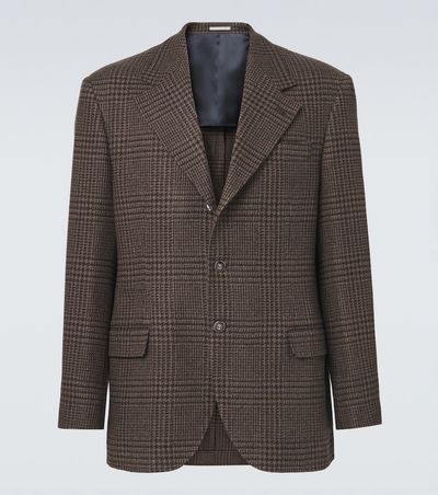 Brunello Cucinelli Brunello Cucinelli Checked cashmere blazer