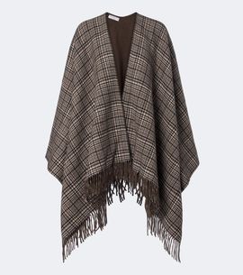 Brunello Cucinelli Brunello Cucinelli Checked cashmere poncho