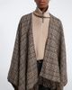 Brunello Cucinelli Brunello Cucinelli Checked cashmere poncho - 3