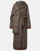 Brunello Cucinelli Brunello Cucinelli Checked mohair and wool-blend wrap cardigan - 1