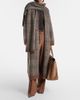 Brunello Cucinelli Brunello Cucinelli Checked mohair and wool-blend wrap cardigan - 2