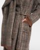 Brunello Cucinelli Brunello Cucinelli Checked mohair and wool-blend wrap cardigan - 5