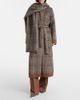 Brunello Cucinelli Brunello Cucinelli Checked mohair and wool-blend wrap cardigan - 6
