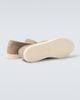 Brunello Cucinelli Brunello Cucinelli Chevron suede slip-on shoes - 7