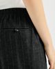 Brunello Cucinelli Brunello Cucinelli Comfort Virgin Wool Dazzling Chalk Stripe Track Trousers - 4