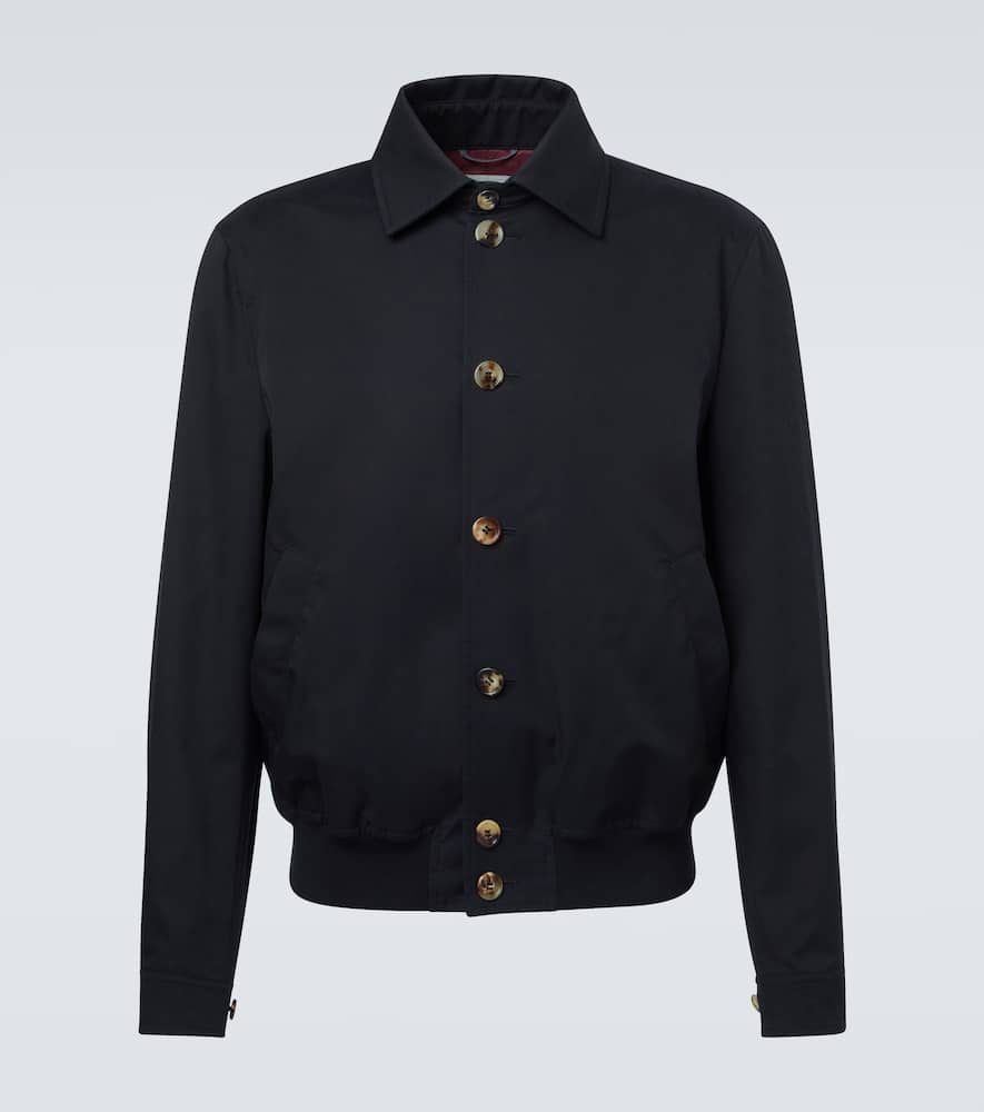 Brunello Cucinelli - Cotton-blend blouson jacket
