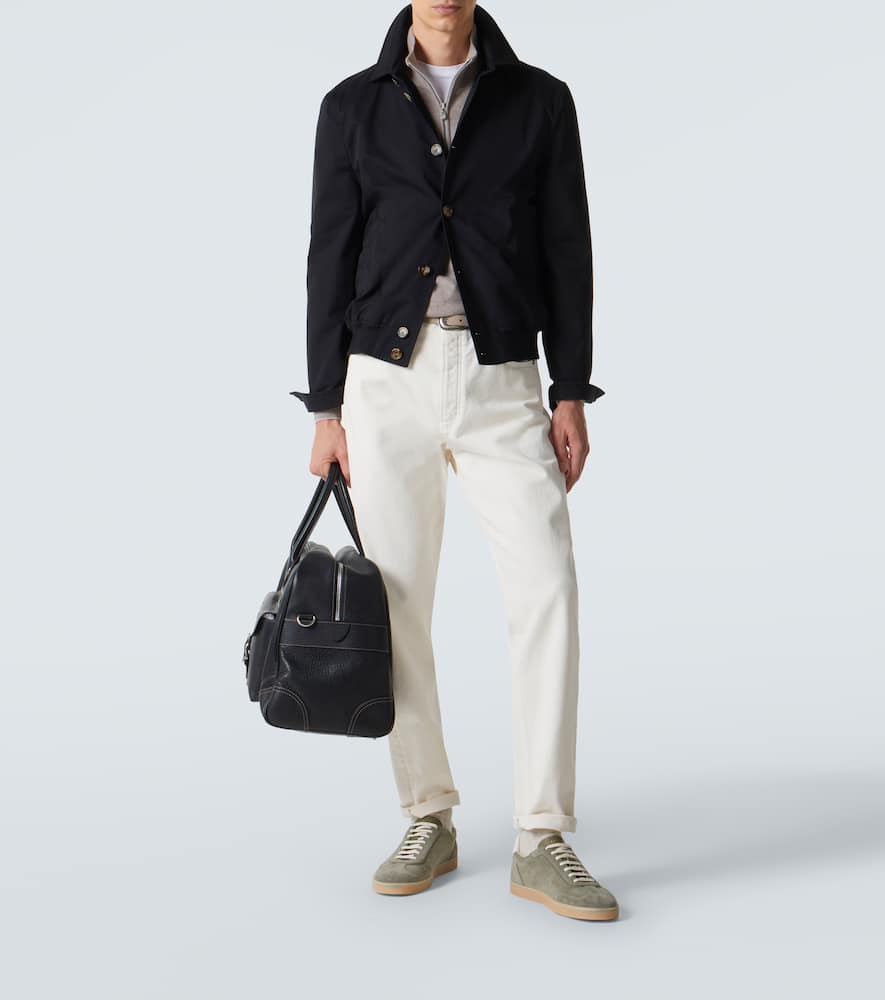 Brunello Cucinelli - Cotton-blend blouson jacket