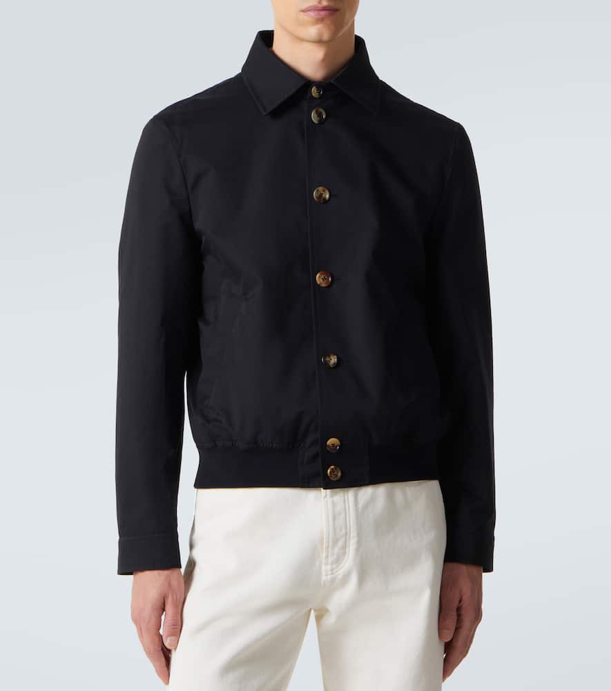 BRUNELLO CUCINELLI ブルゾン BRUNELLO CUCINELLI cashmere blouson black/grey checked | BRAUN Hamburg