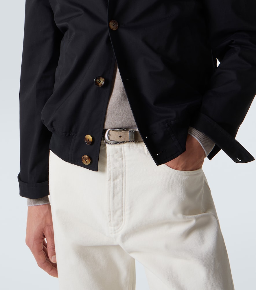Brunello Cucinelli - Cotton-blend blouson jacket