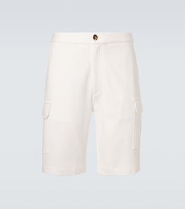 Brunello Cucinelli Brunello Cucinelli Cotton-blend cargo shorts