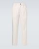 Brunello Cucinelli Brunello Cucinelli Cotton and linen canvas straight pants - 1
