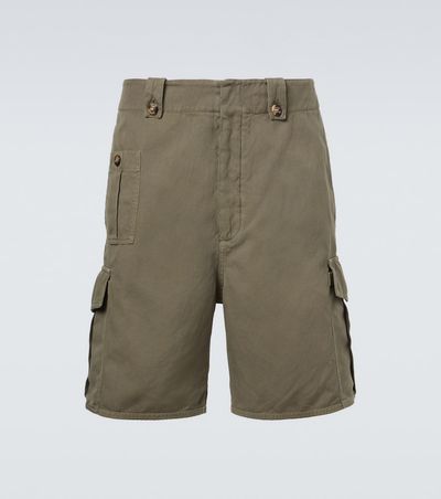 Brunello Cucinelli Brunello Cucinelli Cotton and linen cargo shorts