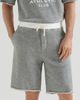 Brunello Cucinelli Brunello Cucinelli Cotton and linen mélange French terry Bermuda shorts with logo - 1