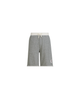 Brunello Cucinelli Brunello Cucinelli Cotton and linen mélange French terry Bermuda shorts with logo - 2