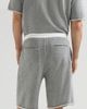 Brunello Cucinelli Brunello Cucinelli Cotton and linen mélange French terry Bermuda shorts with logo - 3