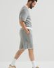 Brunello Cucinelli Brunello Cucinelli Cotton and linen mélange French terry Bermuda shorts with logo - 5