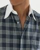 Brunello Cucinelli Brunello Cucinelli Cotton and lyocell tartan flannel shirt with contrast Italian collar and cuffs - 4