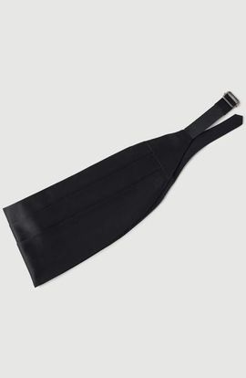 Brunello Cucinelli Brunello Cucinelli Cotton and silk satin cummerbund