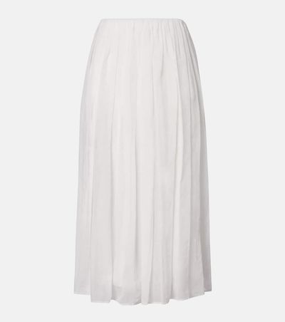Brunello Cucinelli Brunello Cucinelli Cotton and tulle midi skirt