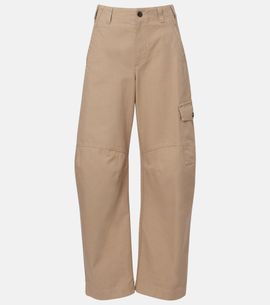 Brunello Cucinelli Brunello Cucinelli Cotton canvas barrel-leg pants