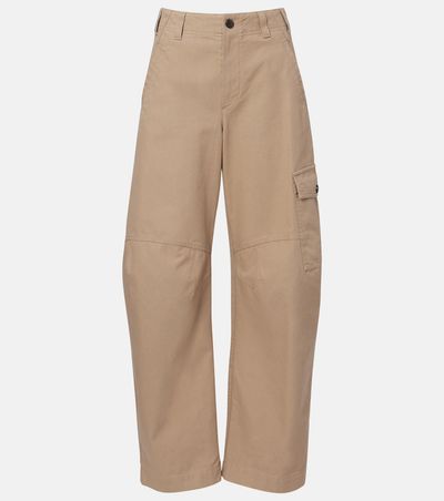 Brunello Cucinelli Brunello Cucinelli Cotton canvas barrel-leg pants