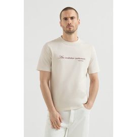 Brunello Cucinelli Brunello Cucinelli Cotton jersey crew-neck T-shirt with embroidery and print