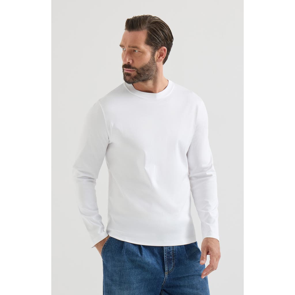 Brunello Cucinelli Brunello Cucinelli Cotton jersey long sleeve crew neck T-shirt