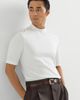 Brunello Cucinelli Brunello Cucinelli Cotton jersey mock neck T-shirt - 5