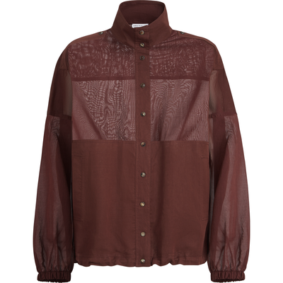 Brunello Cucinelli Brunello Cucinelli Cotton organza outerwear jacket